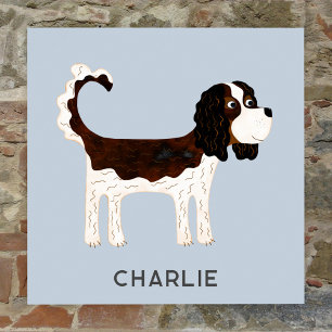 Cavalier King Charles Spaniel Dog Personalisiert Poster