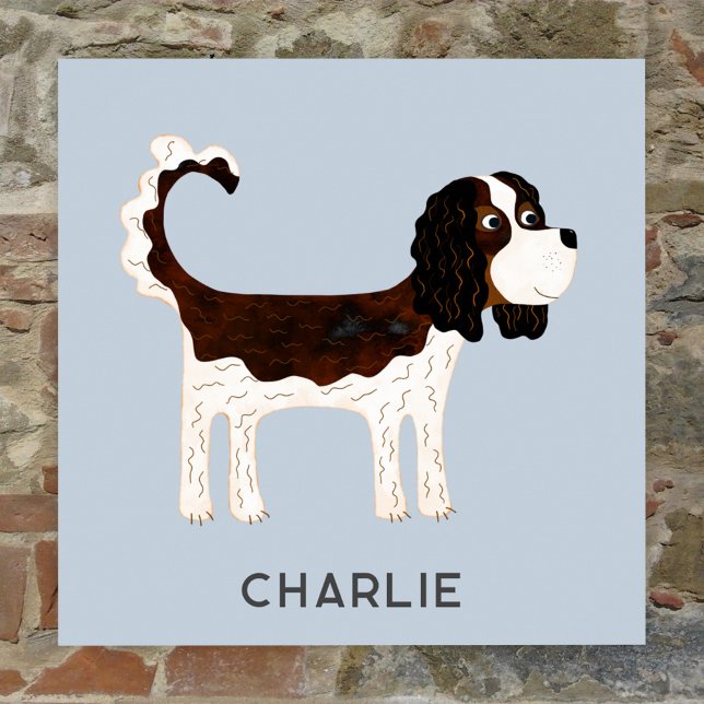 Cavalier King Charles Spaniel Dog Personalisiert Poster (Von Creator hochgeladen)