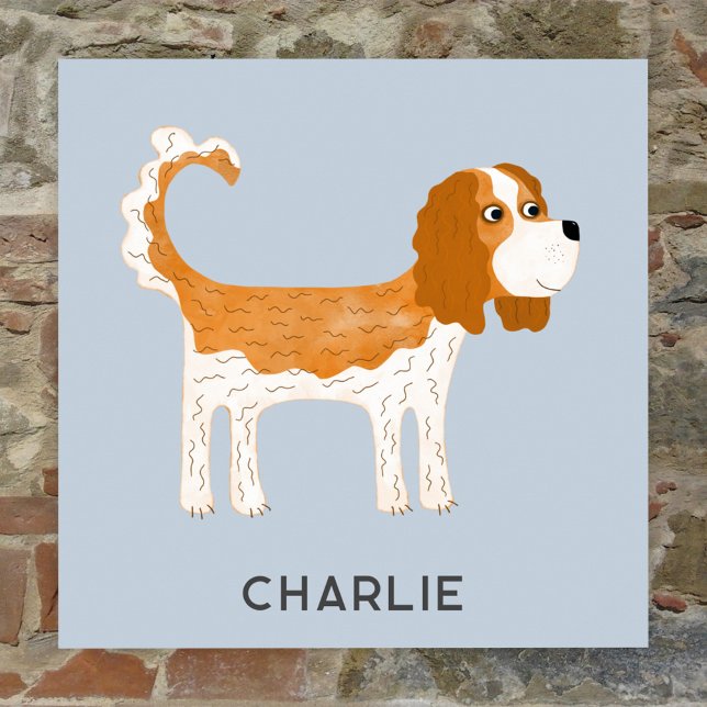 Cavalier King Charles Spaniel Dog Personalisiert Poster (Von Creator hochgeladen)