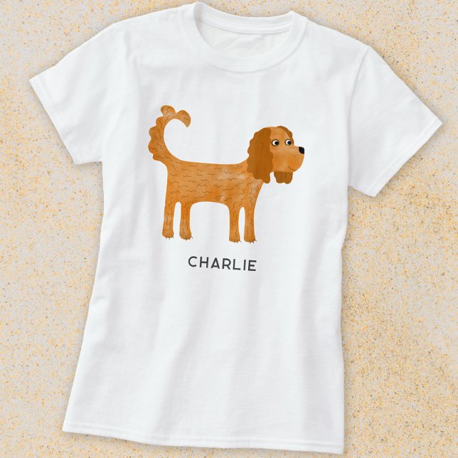 Cavalier King Charles Spaniel Dog Personalisiert T-Shirt (Von Creator hochgeladen)