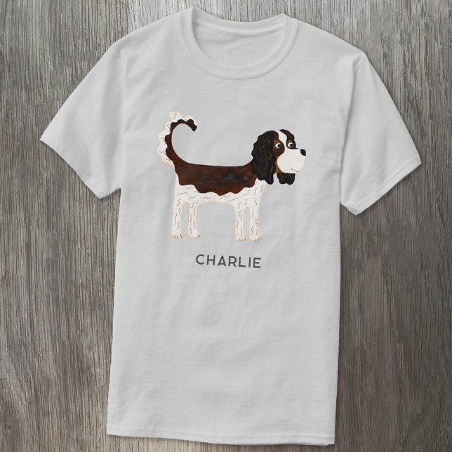 Cavalier King Charles Spaniel Dog Personalisiert T-Shirt (Von Creator hochgeladen)