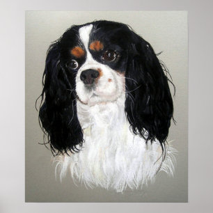 Cavalier King Charles Spaniel Dog Poster Print