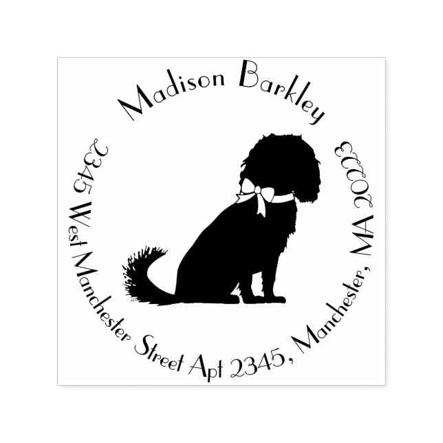 Cavalier King Charles Spaniel Dog Puppy Permastempel (Design)
