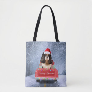 Cavalier King Charles Spaniel Dog Snow Weihnachtsf