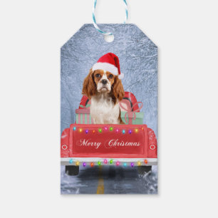 Cavalier King Charles Spaniel Dog Snow Weihnachtsf Geschenkanhänger