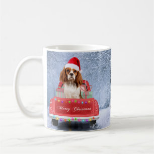 Cavalier King Charles Spaniel Dog Snow Weihnachtsf Kaffeetasse