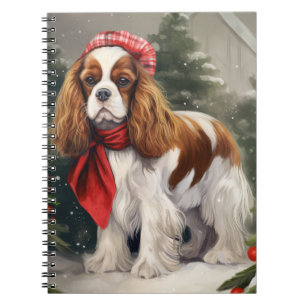 Cavalier King Charles Spaniel Dog Weihnachten Notizblock