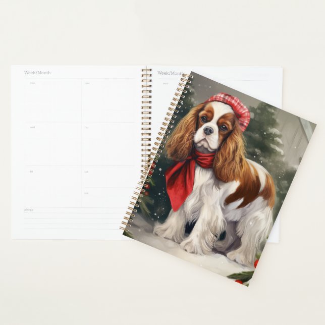 Cavalier King Charles Spaniel Dog Weihnachten Planer (Anzeige)