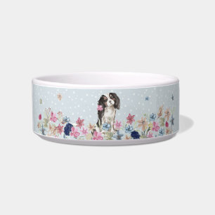 Cavalier King Charles Spaniel Dog with paws Napf