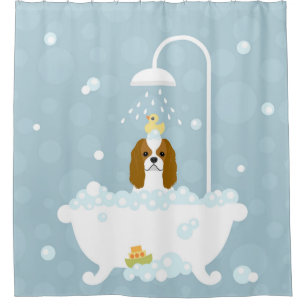Cavalier King Charles Spaniel Duschvorhang