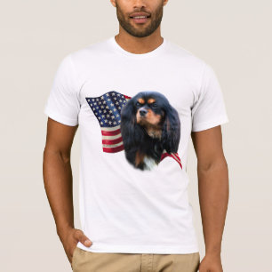Cavalier King Charles Spaniel Flag T-Shirt