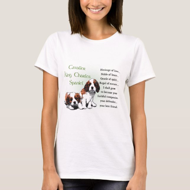 Cavalier King Charles Spaniel Gifts T-Shirt (Vorderseite)
