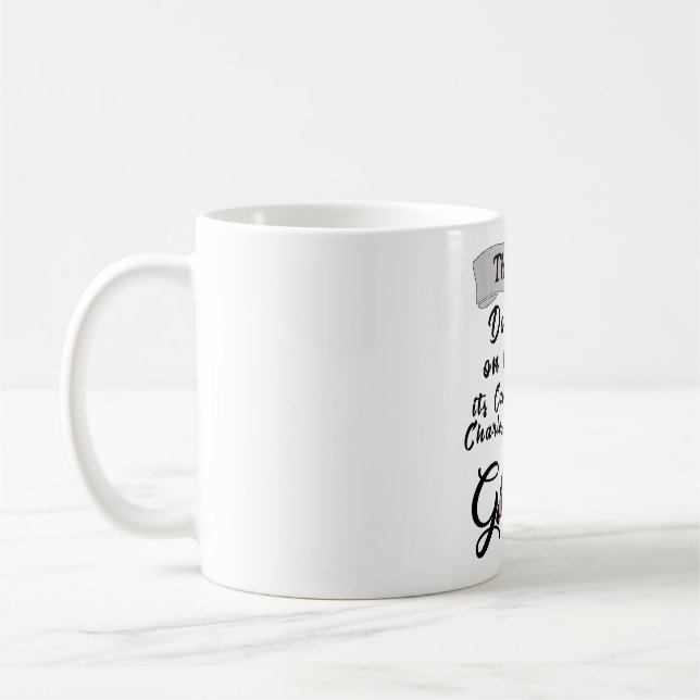 Cavalier King Charles Spaniel Glitzer Women Men Te Kaffeetasse (Links)