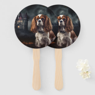 Cavalier King Charles Spaniel Halloween Gruselig Fächer
