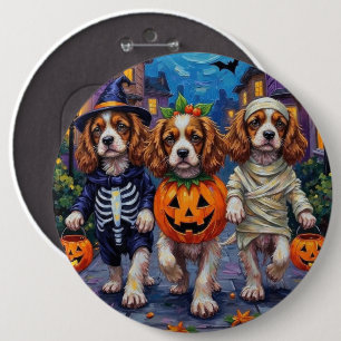 Cavalier King Charles Spaniel Halloween-Kostüme Button