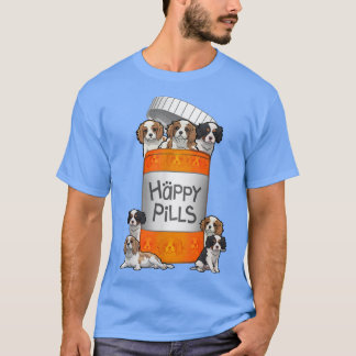 Cavalier King Charles Spaniel Happy Pills T-Shirt