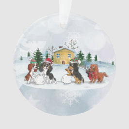 Cavalier King Charles Spaniel Holiday Ornaments Ornament
