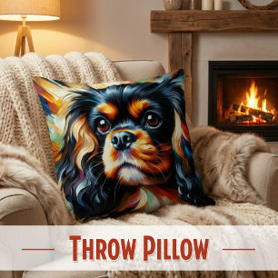 Cavalier King Charles Spaniel Hund Acryl Druck Kissen