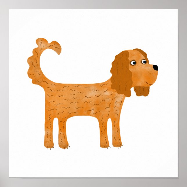 Cavalier King Charles Spaniel Hund Poster (Vorne)