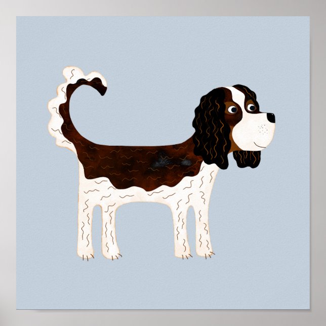 Cavalier King Charles Spaniel Hund Poster (Vorne)