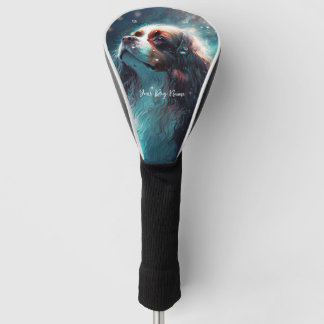 Cavalier King Charles Spaniel Hund schwimmen im Wa Golf Headcover