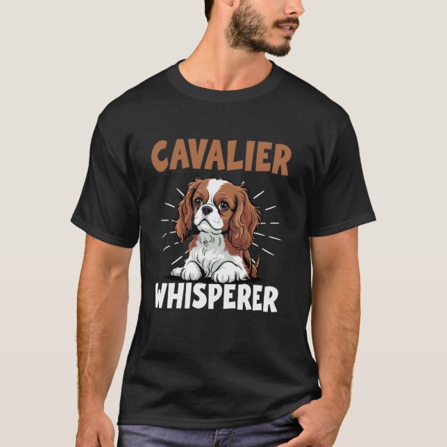 Cavalier King Charles Spaniel Hund T-Shirt (Vorderseite)