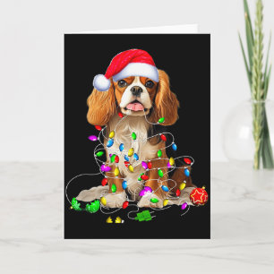 Cavalier King Charles Spaniel Hund Weihnachtsornam Karte