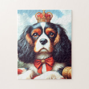 Cavalier King Charles Spaniel Illustration Puzzle