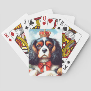 Cavalier King Charles Spaniel Illustration Spielkarten