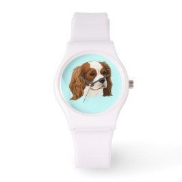 Cavalier King Charles Spaniel in Portrait Armbanduhr