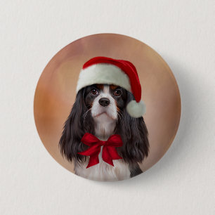 Cavalier King Charles Spaniel in rotem Hut von San Button