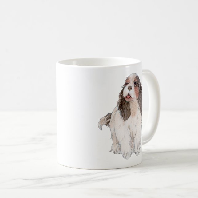 Cavalier King Charles Spaniel Kaffeetasse (VorderseiteRechts)