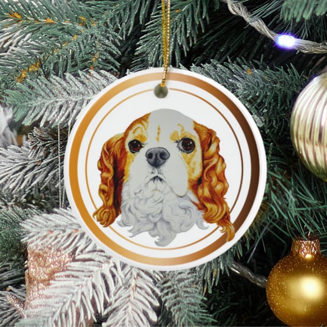 Cavalier King Charles Spaniel Keramik Ornament (Von Creator hochgeladen)