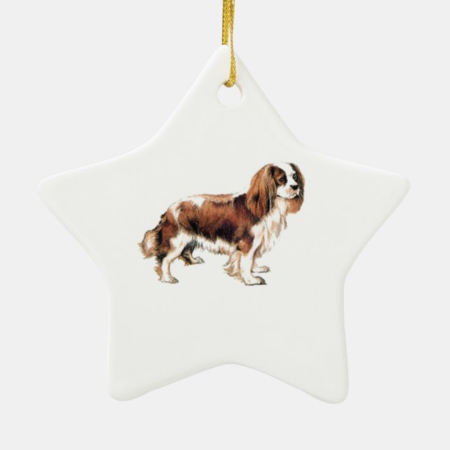 Cavalier King Charles Spaniel Keramikornament (Hinten)