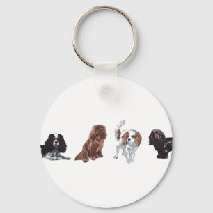 cavalier King Charles Spaniel keyring, Schlüsselan Schlüsselanhänger