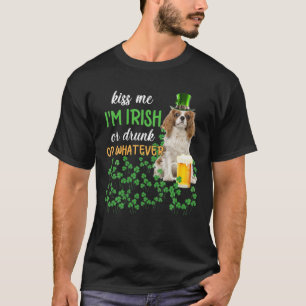 Cavalier King Charles Spaniel Kiss Me Ich bin iris T-Shirt