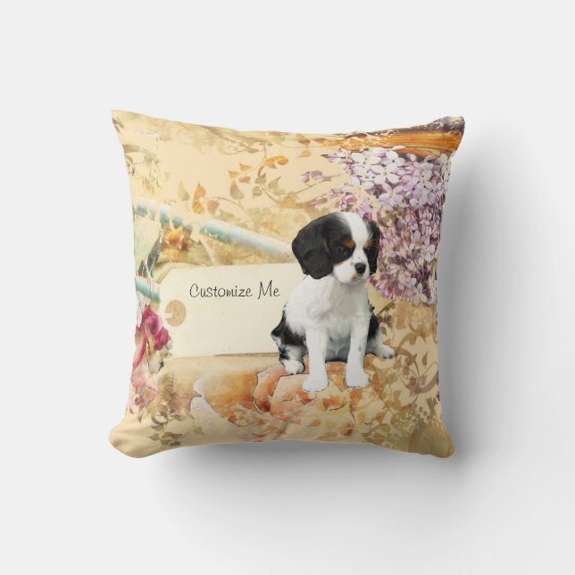 Cavalier King Charles Spaniel Kissen (Vorderseite)
