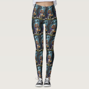Cavalier King Charles Spaniel Launiges Halloween Leggings