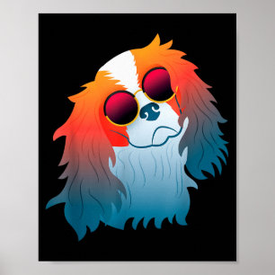 Cavalier King Charles Spaniel Lustiges Geschenk Hu Poster