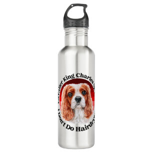Cavalier King Charles Spaniel lustiges Zitat Edelstahlflasche