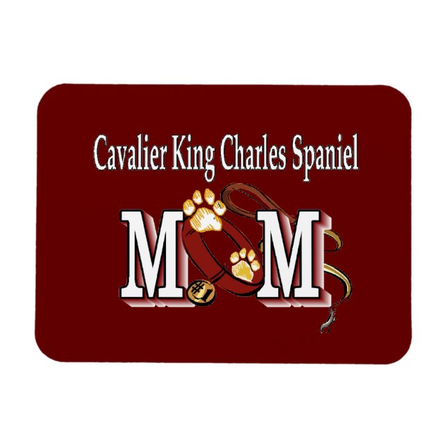 Cavalier King Charles Spaniel Mama Geschenke Magnet (Horizontal)