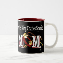 Cavalier King Charles Spaniel Mama Geschenke Zweifarbige Tasse