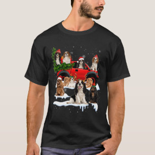 Cavalier King Charles Spaniel Niedlich Snow Car Ch T-Shirt