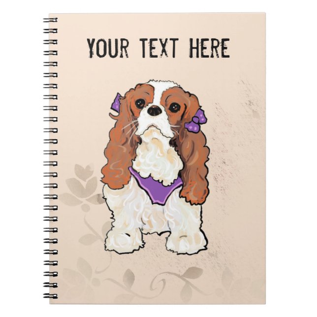 Cavalier King Charles Spaniel Notizblock (Vorderseite)