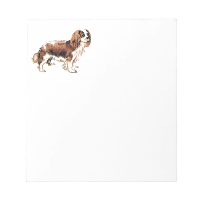 Cavalier King Charles Spaniel Notizblock (Vorderseite)