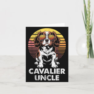 Cavalier King Charles Spaniel Onkel Vintage Hund B Karte