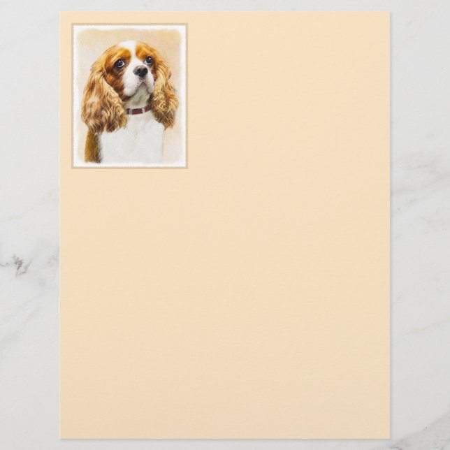 Cavalier King Charles Spaniel Original Malerei (Vorderseite)