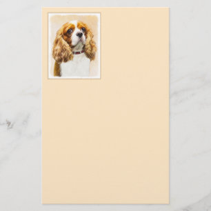 Cavalier King Charles Spaniel Original Malerei Briefpapier