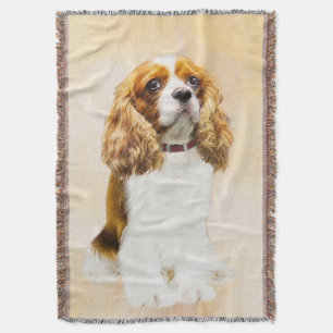 Cavalier King Charles Spaniel Original Malerei Decke