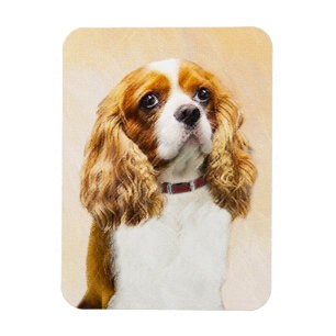 Cavalier King Charles Spaniel Original Malerei Magnet